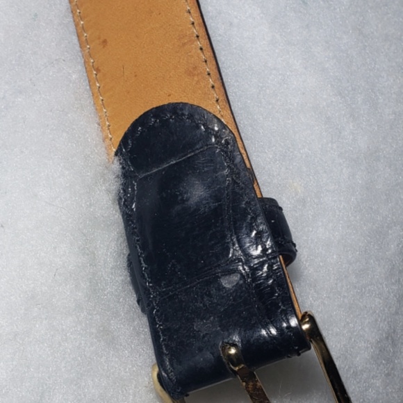 Bergdorf Goodman 42" Alligator Skin Belt - Picture 6 of 8